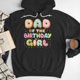 Dad Of The Birthday Girl Sweet Donut Birthday Family Men Hoodie