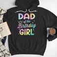 Dad Of The Birthday Girl Tie Dye Girl Bday Party Men Hoodie