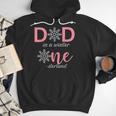 Dad Of The Birthday For Girl Winter Onederland 1st Birthday Men Hoodie