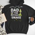 Dad Of The Birthday Snake Themed Birthday Party Men Hoodie