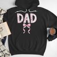 Dad Birthday Squad Matching Coquette Bow Family Party Men Hoodie