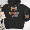 Dad Of The Birthday Twins Kids Great Daddy Of Twins Bday Men Hoodie