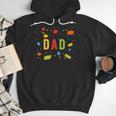 Dad Building Blocks Birthday Boy Men Hoodie