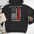 Dad Dance She Get It From Me Proud Dancer Dad USA Flag Men Men Hoodie