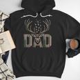 Dad Deer Hunting Camo Father Hunters Buck Camouflage Nature Men Hoodie