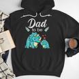 Dad To Be Dinosaur Baby Shower For Boy Men Hoodie