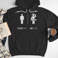My Dad Is A DJ Disk Jockey DJ T-Shirt Men Hoodie