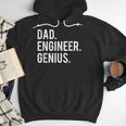 Dad Engineer Genius Cute Engineering Father Men Hoodie