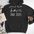 Dad Est 2025 Frequency Pulse New Dad To Be Men Hoodie