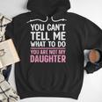 Dad For Father Daddy Papa Men From Daughter Dad Men Hoodie