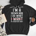 Dad Father I'm A Grown Man I Do What My Daughters Want Men Hoodie