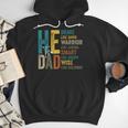 Dad Fathers Day Christian Jesus He Is Smart Brave Men Hoodie