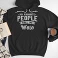 Dad My Favorite People Calls Me Welo Grandpa Father's Day Men Hoodie