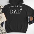 Dad To The Fourth Power Dad Of 4 Kids To The 4th Power Shirt Men Hoodie