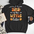 Dad Little Cutie Baby Shower Orange 1st Birthday Party Men Hoodie