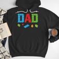 Dad Master Builder Building Bricks Blocks Family Set Parents Small Men Hoodie