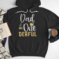 Dad Of Mr Onederful 1st Birthday First One-Derful Matching Men Hoodie