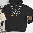 Dad Outer Space Birthday Party Family Boys Girls Men Hoodie