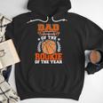 Dad Of Rookie 1st Basketball Bday Theme Matching Men Hoodie