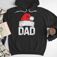 Dad Santa Christmas Family Matching Pajamas Papa Xmas Father Short Sleeve Men Hoodie