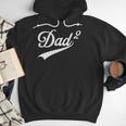 Dad Of Two Promoted For The Second Time Daddy Squared Men Hoodie