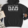 Dad Veteran Myth Legend Dad Military Father Men Hoodie