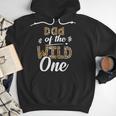 Dad Of The Wild One Zoo Themed 1st Birthday Party Men Hoodie