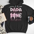 Dada Of Little Miss Onederful First Birthday Girl Bow Men Hoodie
