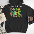 Dada Of The One-A-Saurus 1st Birthday Boy Dinosaur Family Men Hoodie