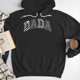 Dada Racing Race Car Checkered Family Birthday Matching Men Hoodie