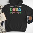 Dada Saurus Kids Dinosaur Birthday Party Family Matching Men Hoodie