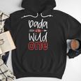 Dada Of The Wild One Buffalo Plaid Lumberjack 1st Birthday Men Hoodie