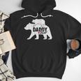 Daddy Bear Fathers Day Cute Baby Cub Papa Dad-a Pops Small Men Hoodie