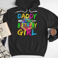 Daddy Of The Birthday Girl Retro 80's Party Men Hoodie