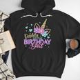 Daddy Of The Birthday Princess Girl Dad Unicorn Bday Party Men Hoodie