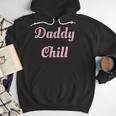 Daddy Chill Pink Distressed Men Hoodie Daddy Chill Pink Distressed Men Hoodie