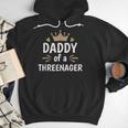 Daddy Dad Of A Threenager 3rd Birthday Men Hoodie