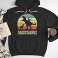 Daddy Dinosaur Daddysaurus 2 Kids For Dad Men Hoodie