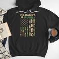 My Daddy Is My Hero Military Dad US Flag Father’s Day Men Hoodie