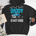 Daddy Is My Hero Police Toddler Police Officer Cop Boys Kids Men Hoodie