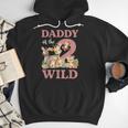 Daddy Of The Two Wild Zoo 2nd Birthday Safari Jungle Animal Men Hoodie