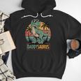 DaddysaurusRex Dinosaur Daddy Saurus Family Matching Dad Men Hoodie