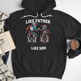 Dirt Bike Family Father Son Motocross Off-Road MX Dad Boys Men Hoodie