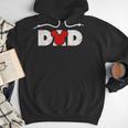 Disney Mickey And Friends Dad Mickey Distressed Text Logo Men Hoodie