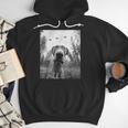 Dog Mom Dad Alien Selfie Weimaraner UFO For Men Women Men Hoodie