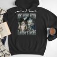 Don't Worry Kitten Daddy's Here Cool Alpha Wolf Meme Men Hoodie