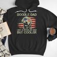 Doodle Dad Goldendoodle Regular Dad But Cooler American Flag Men Hoodie