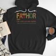 FA-Thor Like Dad Just Way Mightier Hero Fathers Day Small Men Hoodie
