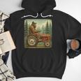 Farmer Men Tractor Rancher Farm Dad Distressed Men Hoodie