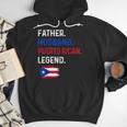 Father Husband Puerto Rican Legend Proud Dad Rico Flag Men Hoodie